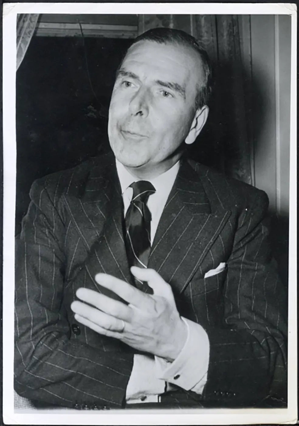 Paul Ruegger presidente Croce Rossa 1962 Ft 36612 - Stampa 20x15 cm - Farabola Stampa ai sali d'argento