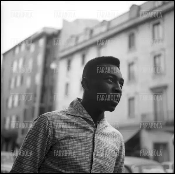 Pelè a Milano, 1960 - Farabola Immagine digitale
