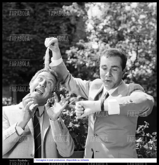 Peppino Mazzullo ed Enzo Tortora, Il Gambero, 1967 - Farabola Immagine digitale