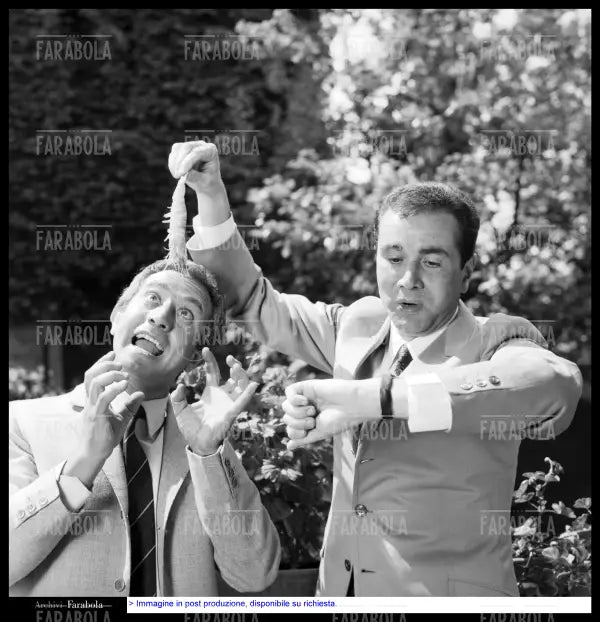 Peppino Mazzullo ed Enzo Tortora, Il Gambero, 1967 - Farabola Immagine digitale