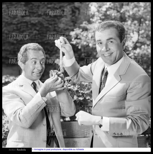 Peppino Mazzullo ed Enzo Tortora, Il Gambero, 1967 - Farabola Immagine digitale