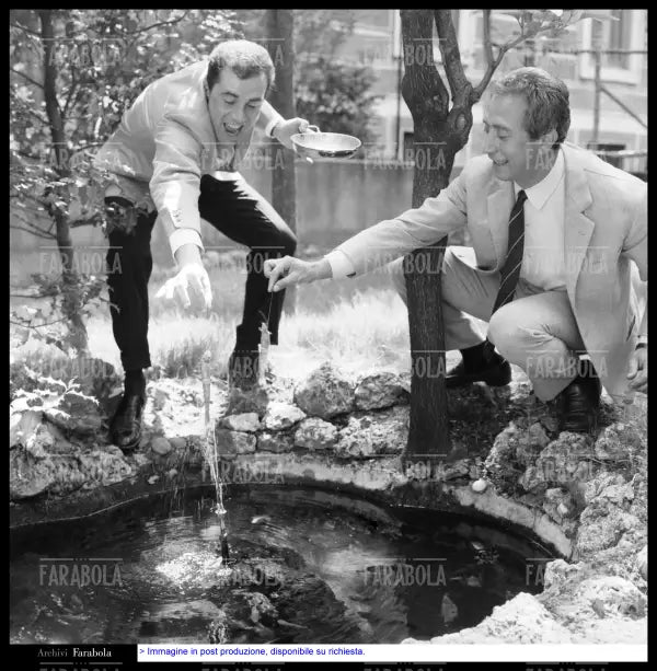 Peppino Mazzullo ed Enzo Tortora, Il Gambero, 1967 - Farabola Immagine digitale