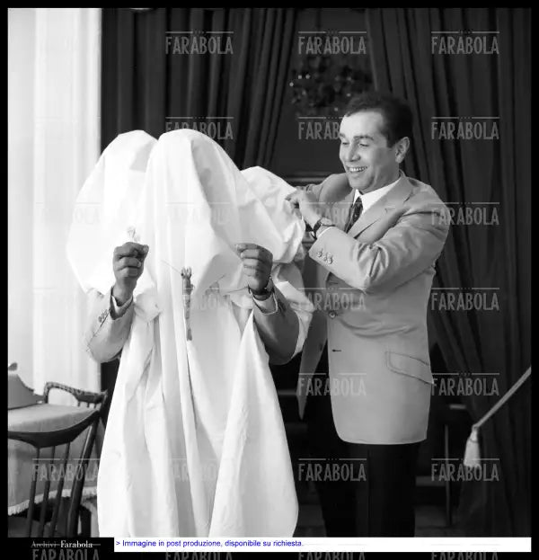 Peppino Mazzullo ed Enzo Tortora, Il Gambero, 1967 - Farabola Immagine digitale