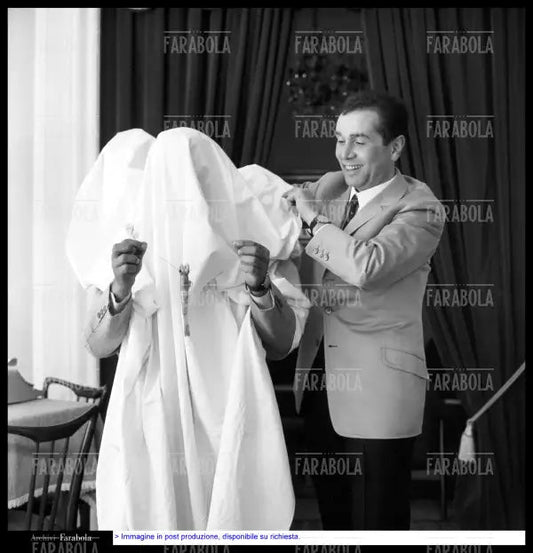 Peppino Mazzullo ed Enzo Tortora, Il Gambero, 1967 - Farabola Immagine digitale