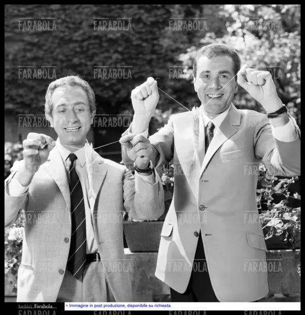 Peppino Mazzullo ed Enzo Tortora, Il Gambero, 1967 - Farabola Immagine digitale