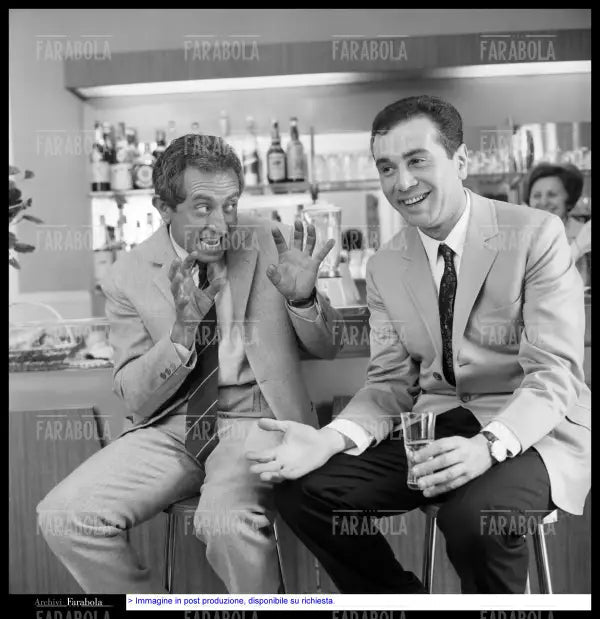 Peppino Mazzullo ed Enzo Tortora, Il Gambero, 1967 - Farabola Immagine digitale