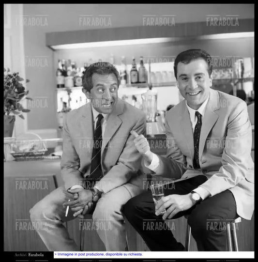 Peppino Mazzullo ed Enzo Tortora, Il Gambero, 1967 - Farabola Immagine digitale