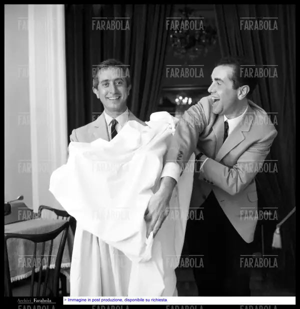 Peppino Mazzullo ed Enzo Tortora, Il Gambero, 1967 - Farabola Immagine digitale