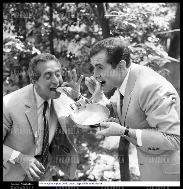Peppino Mazzullo ed Enzo Tortora, Il Gambero, 1967 - Farabola Immagine digitale