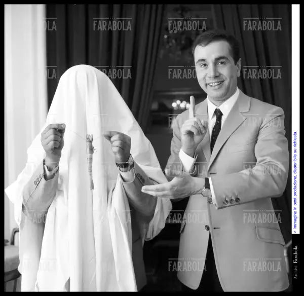 Peppino Mazzullo ed Enzo Tortora, Il Gambero, 1967 - Farabola Immagine digitale