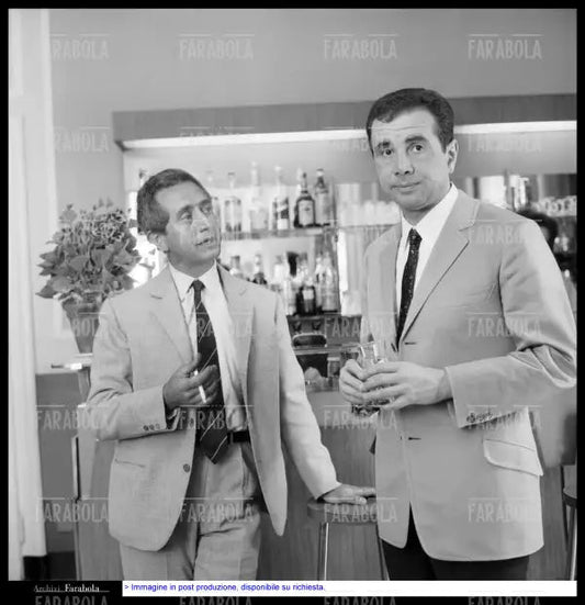 Peppino Mazzullo ed Enzo Tortora, Il Gambero, 1967 - Farabola Immagine digitale