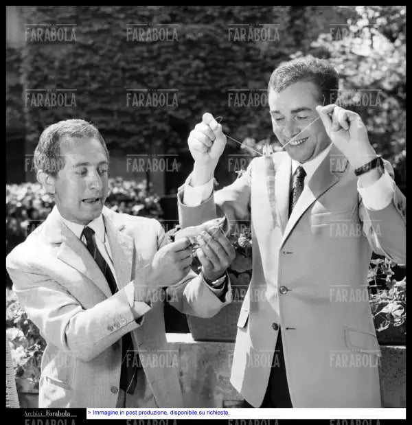 Peppino Mazzullo ed Enzo Tortora, Il Gambero, 1967 - Farabola Immagine digitale