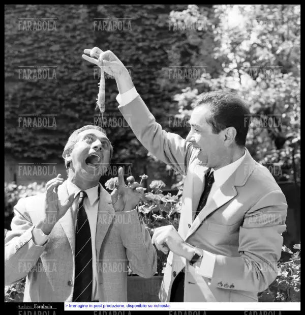 Peppino Mazzullo ed Enzo Tortora, Il Gambero, 1967 - Farabola Immagine digitale