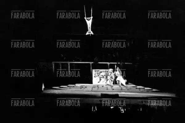 Performance di Salvador Dalì, Festival di Venezia, 1961 - Farabola Immagine digitale