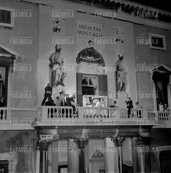 Performance di Salvador Dalì, Festival di Venezia, 1961 - Farabola Immagine digitale