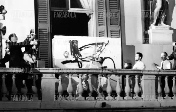 Performance di Salvador Dalì, Festival di Venezia, 1961 - Farabola Immagine digitale