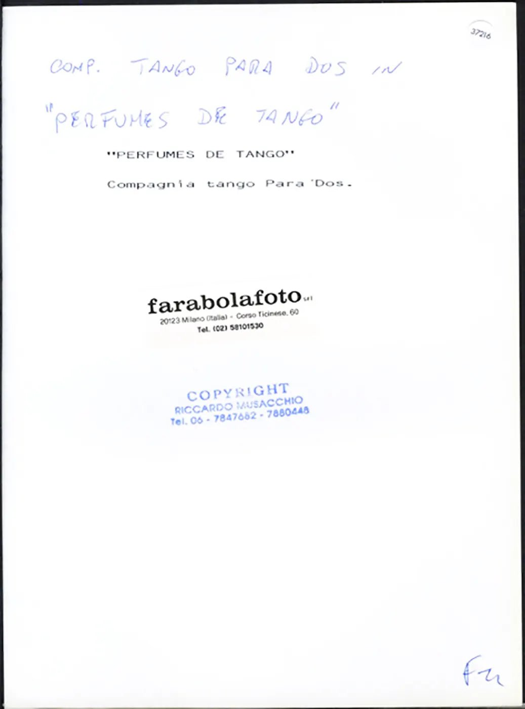 Perfumes de Tango anni 90 Ft 37216 - Stampa 24x18 cm - Farabola Stampa ai sali d'argento