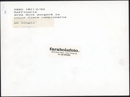 Pero Raffineria in zona Fiera 1993 Ft 3157 - Stampa 24x18 cm - Farabola Stampa ai sali d'argento