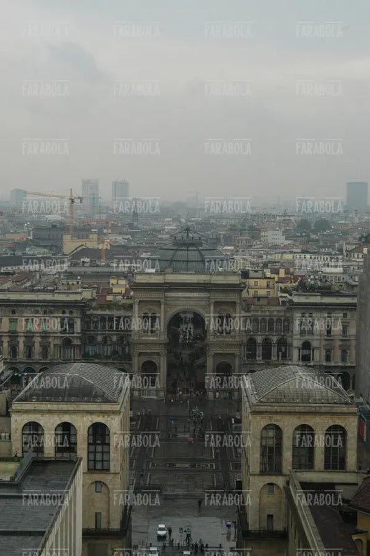 Piazza del Duomo, Milano, 2003 - Farabola Immagine digitale