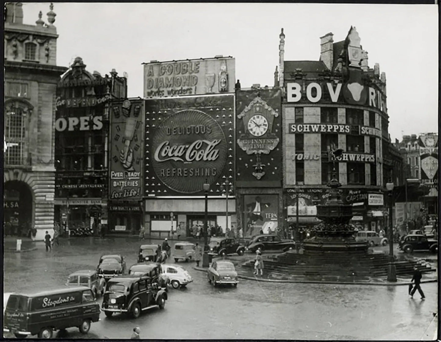 Piccadilly Circus Londra 1959 Ft 38025 - Stampa 20x15 cm - Farabola Stampa ai sali d'argento
