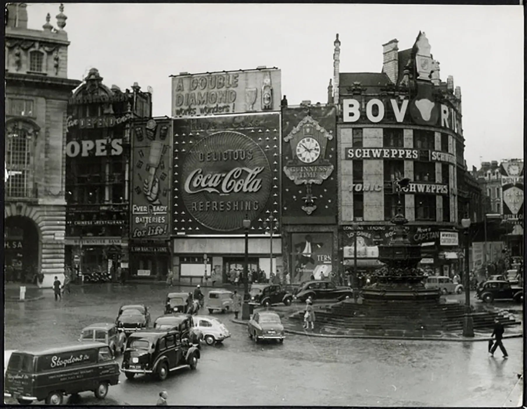 Piccadilly Circus Londra 1959 Ft 38025 - Stampa 20x15 cm - Farabola Stampa ai sali d'argento