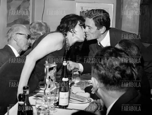 Pier Paolo Pasolini e Anna Magnani, Premio Tor Margana, 1961 - Farabola Immagine digitale