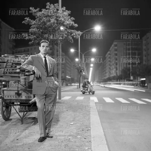 Pier Paolo Pasolini, Roma, 1960 - Farabola Immagine digitale