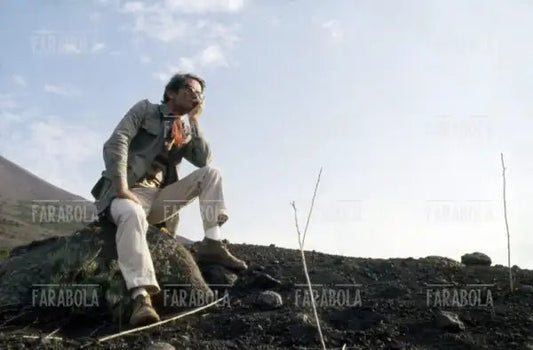 Pier Paolo Pasolini sul set del film Il Decameron, 1971 - Farabola Immagine digitale