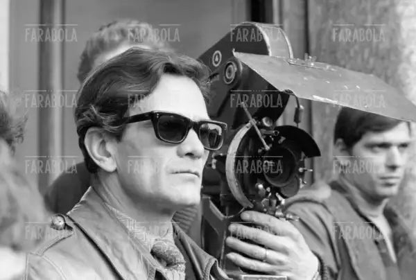 Pier Paolo Pasolini sul set del film Teorema, 1968 - Farabola Immagine digitale