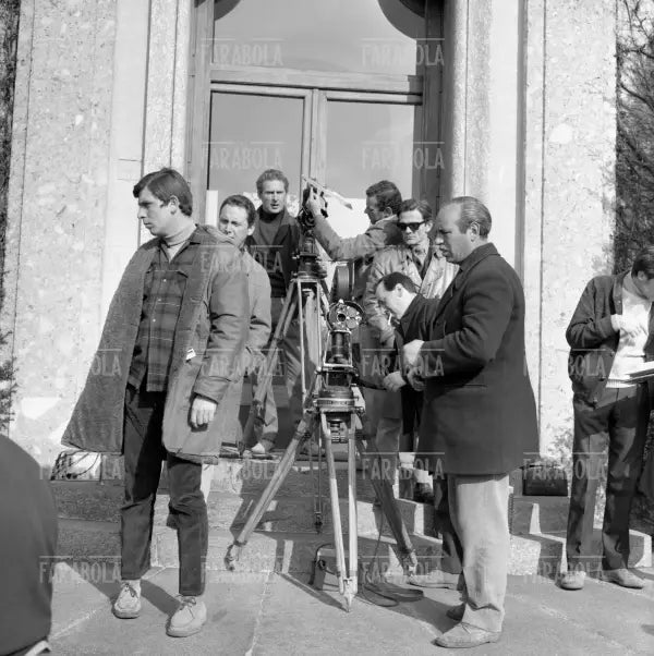 Pier Paolo Pasolini sul set del film Teorema, 1968 - Farabola Immagine digitale