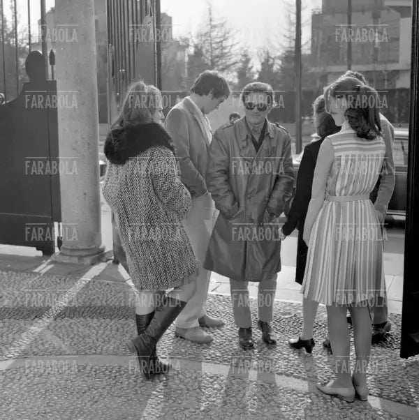 Pier Paolo Pasolini sul set del film Teorema, 1968 - Farabola Immagine digitale