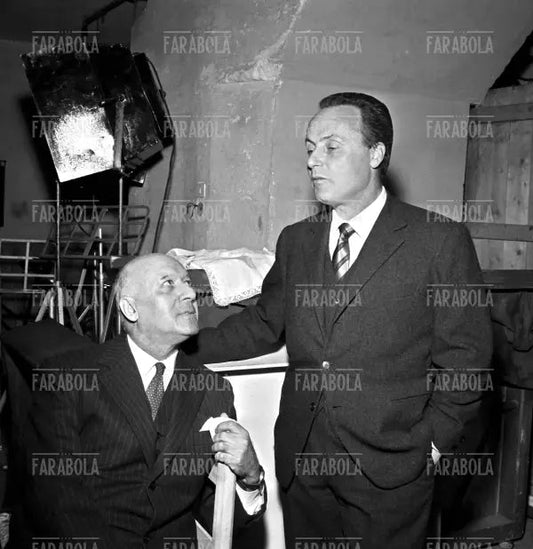 Piero Gadda Conti e Giorgio Bassani, 1962 - Farabola Immagine digitale