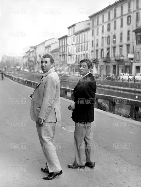 Piero Mazzarella e Tino Scotti, Milano, 1965 - Farabola Immagine digitale