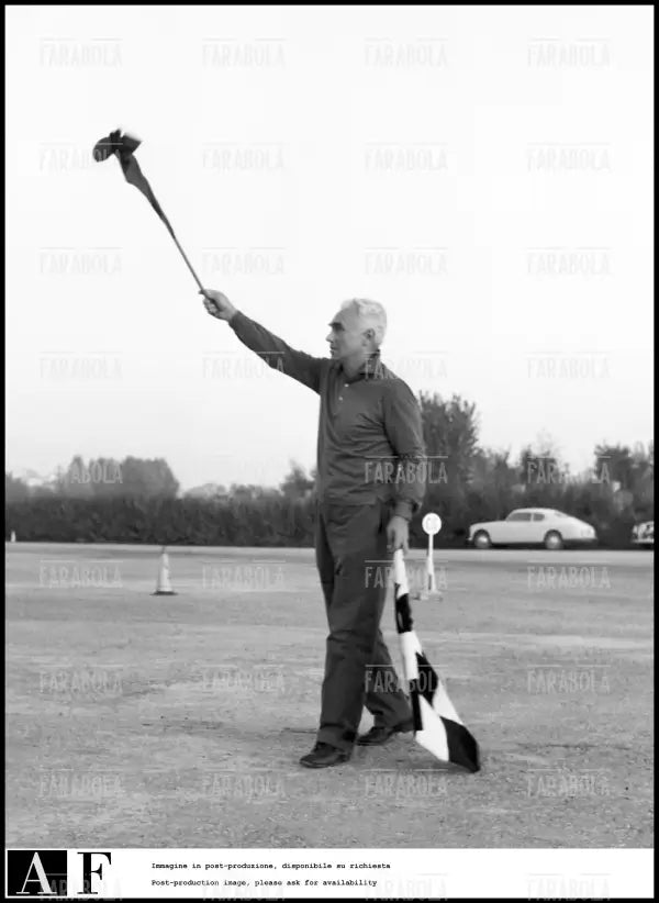 Piero Taruffi al suo corso di perfezionamento, Modena, 1959 - Farabola Immagine digitale
