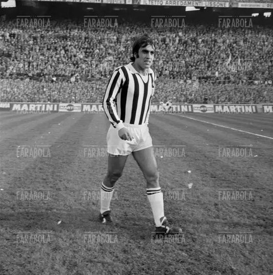 Pietro Anastasi, Milan vs Juventus, 1973 - Farabola Immagine digitale