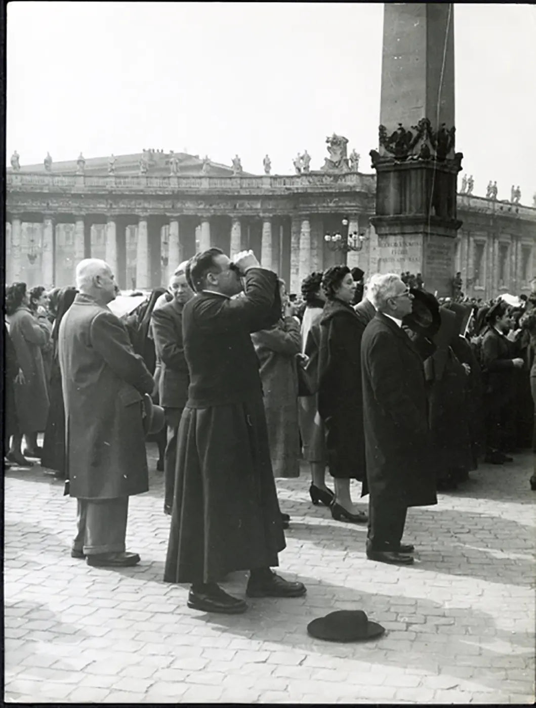Pio XII compie 80 anni Roma 1956 Ft 5030 - Stampa 24x18 cm - Farabola Stampa ai sali d'argento