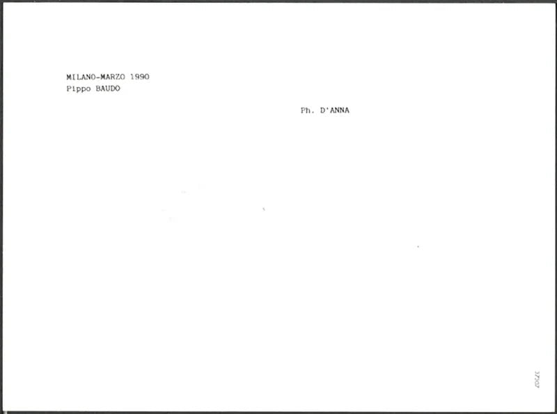 Pippo Baudo 1990 Ft 37307 - Stampa 24x18 cm - Farabola Stampa ai sali d'argento
