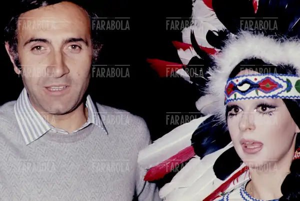 Pippo Baudo e Loretta Goggi, Canzonissima, 1972 - Farabola Immagine digitale