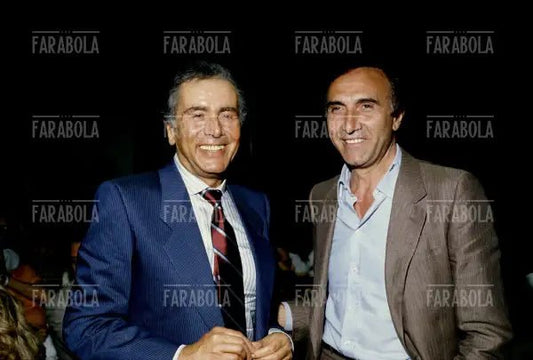 Pippo Baudo ed Enzo Tortora, anni 80 - Farabola Immagine digitale
