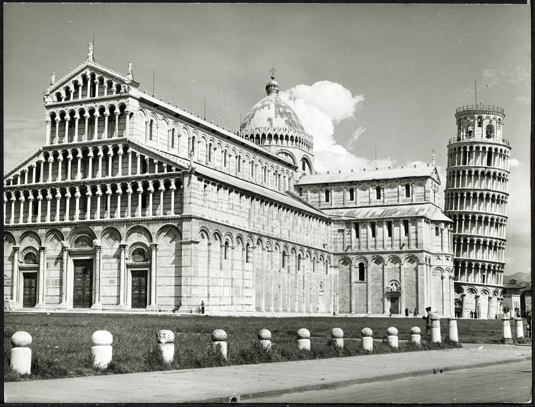 Pisa Torre di Pisa anni 60 Ft 36174 - Stampa 24x18 cm - Farabola Stampa ai sali d'argento