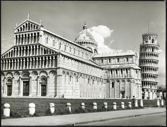 Pisa Torre di Pisa anni 60 Ft 36174 - Stampa 24x18 cm - Farabola Stampa ai sali d'argento