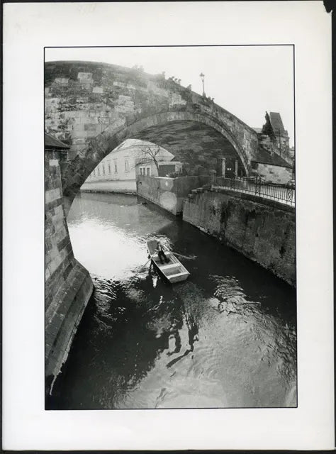 Ponte Carlo a Praga anni 60 Ft 3653 - Stampa 24x18 cm - Farabola Stampa ai sali d'argento