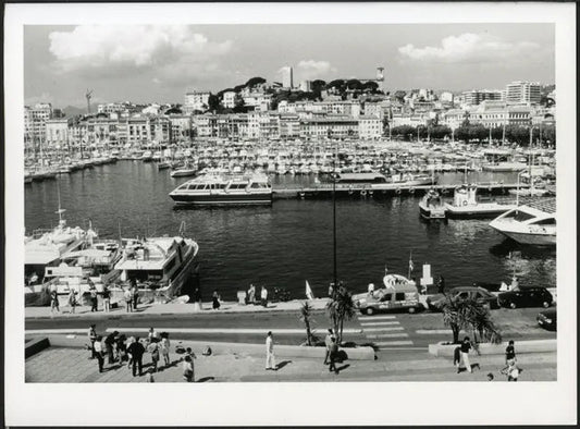 Porto di Cannes anni 90 Ft 35556 - Stampa 24x18 cm - Farabola Stampa ai sali d'argento