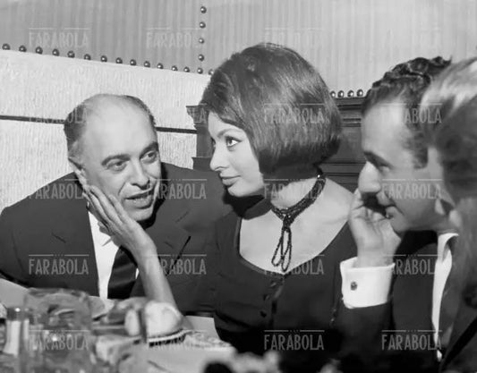 Pranzo in onore di Sophia Loren, 1962 - Farabola Immagine digitale
