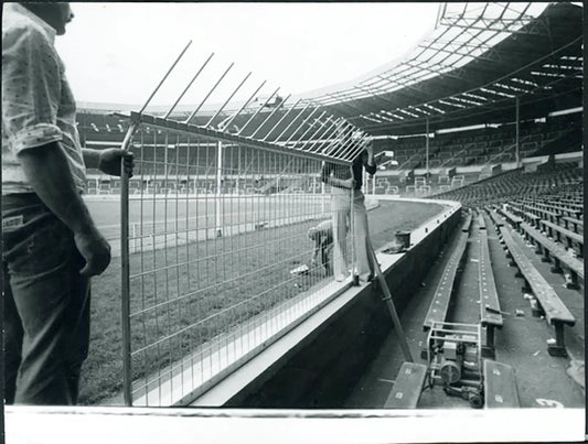 Preparitivi per Italia - Inghilterra anni 70 Ft 5101 - Stampa 20x15 cm - Farabola Stampa ai sali d'argento