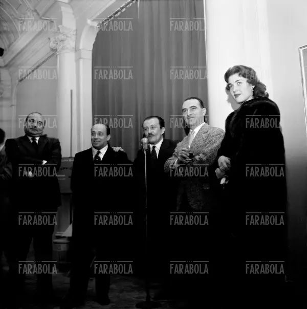Presentazione del film Scuola elementare, Milano, 1955 - Farabola Immagine digitale