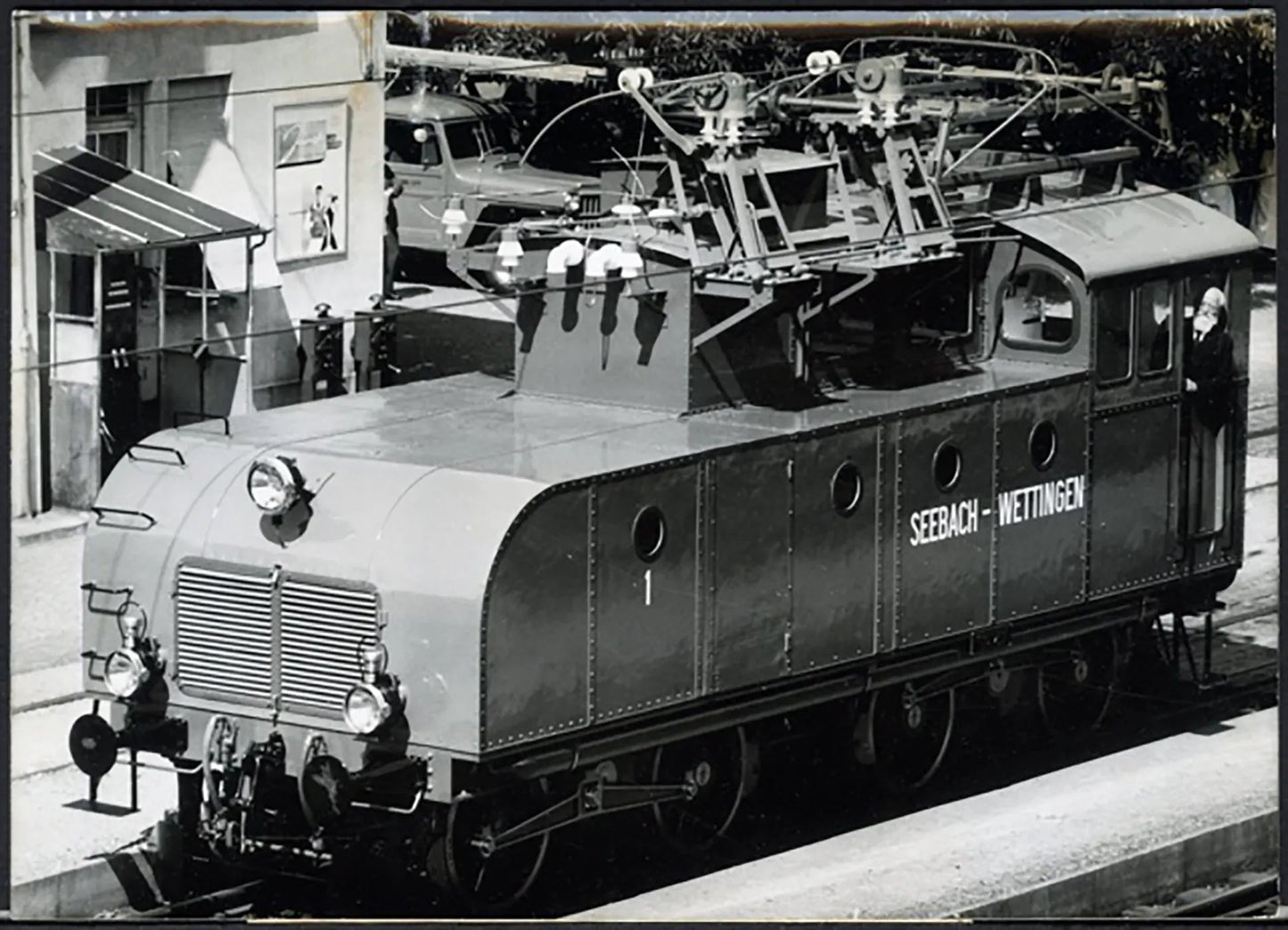 Prima locomotiva elettrice svizzera 1907 Ft 5213 - Stampa 18x13 cm - Farabola Stampa ai sali d'argento