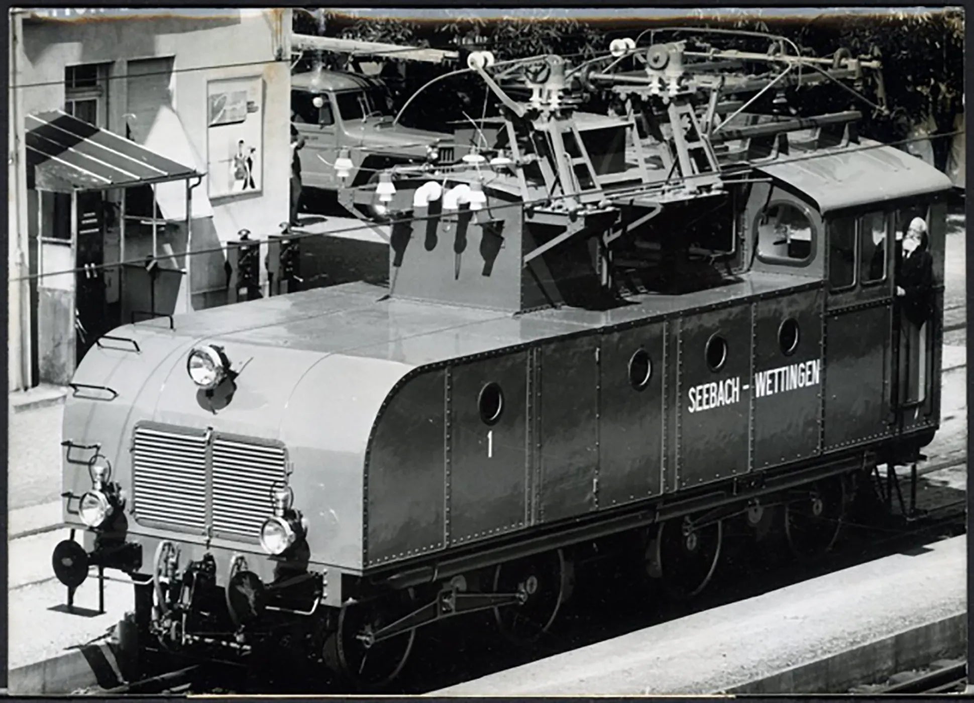 Prima locomotiva elettrice svizzera 1907 Ft 5213 - Stampa 18x13 cm - Farabola Stampa ai sali d'argento