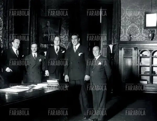 Primo Carnera e Achille Starace, 1933 - Farabola Immagine digitale
