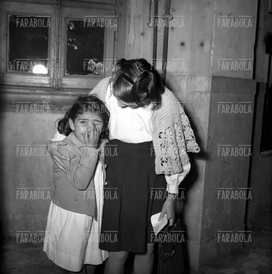 Primo giorno di scuola, Milano, 1951 - Farabola Immagine digitale